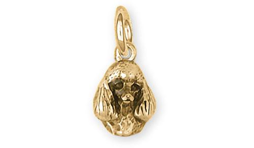 Poodle Charms Poodle Charm 14k Gold Poodle Jewelry Poodle jewelry