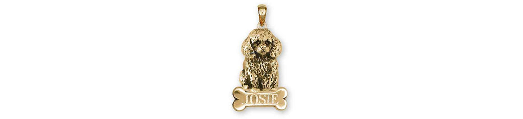Poodle Charms Poodle Pendant 14k Gold Poodle Jewelry Poodle jewelry