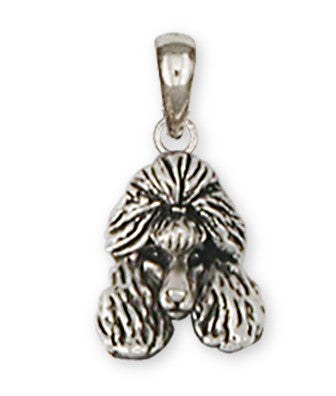 Poodle Charms Poodle Pendant Handmade Sterling Silver Dog Jewelry Poodle jewelry