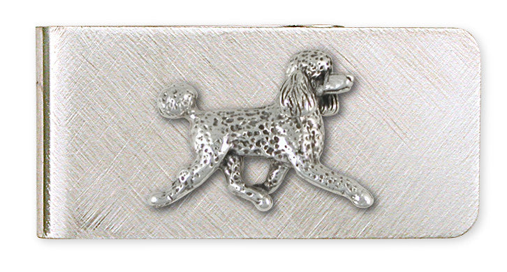 Poodle Money Clip Handmade Sterling Silver Dog Jewelry PD53-MC