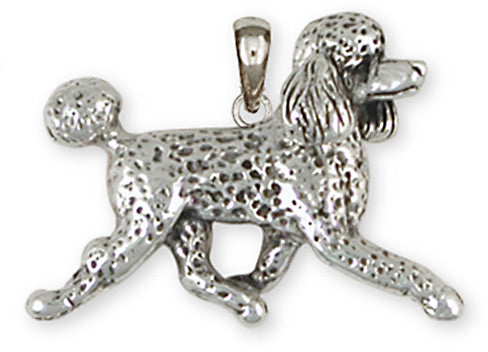 Poodle Pendant Handmade Sterling Silver Dog Jewelry PD53-P
