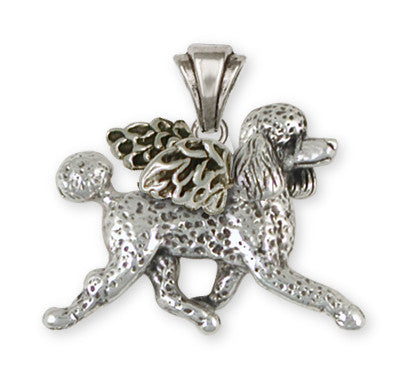 Poodle Angel Key Ring Handmade Sterling Silver Dog Jewelry PD53A-P