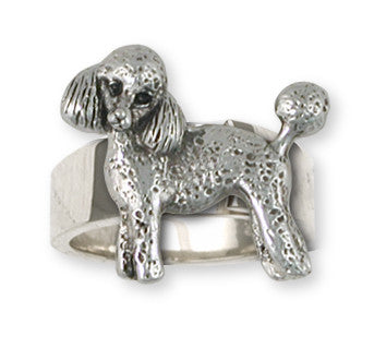 Poodle Ring Handmade Sterling Silver Dog Jewelry PD55-R