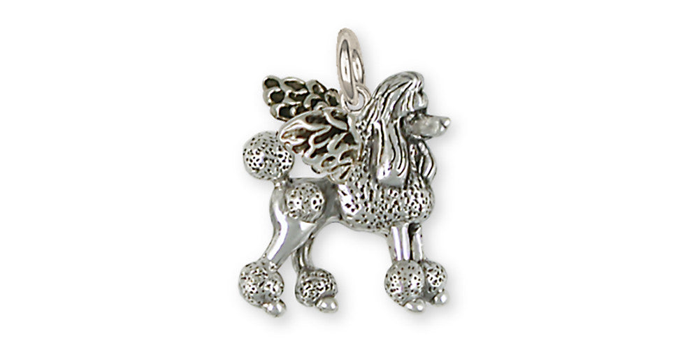 Poodle Angel Charms Poodle Angel Charm Sterling Silver Dog Jewelry Poodle Angel jewelry