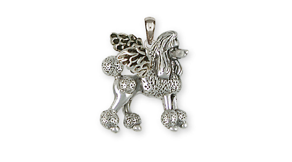Poodle Angel Charms Poodle Angel Pendant Sterling Silver Dog Jewelry Poodle Angel jewelry