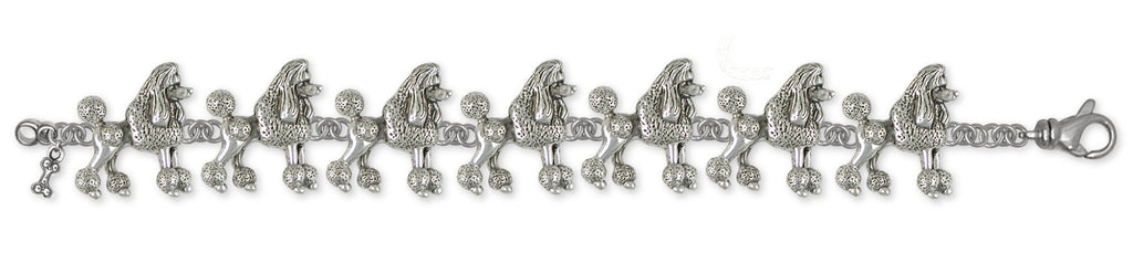 Poodle Charms Poodle Bracelet Sterling Silver Dog Jewelry Poodle jewelry