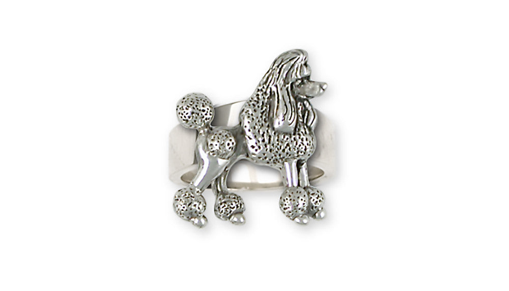 Poodle Charms Poodle Ring Sterling Silver Dog Jewelry Poodle jewelry