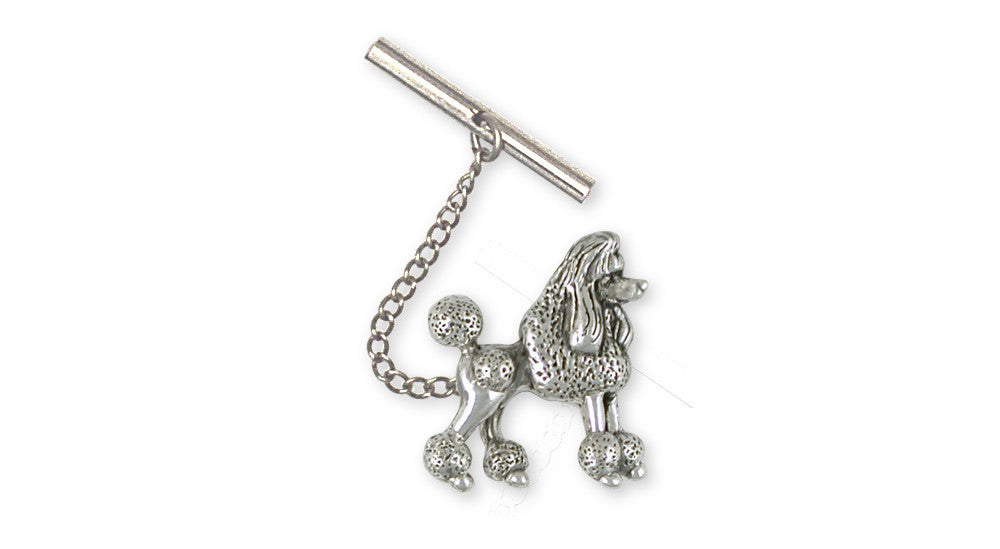 Poodle Charms Poodle Tie Tack Sterling Silver Dog Jewelry Poodle jewelry