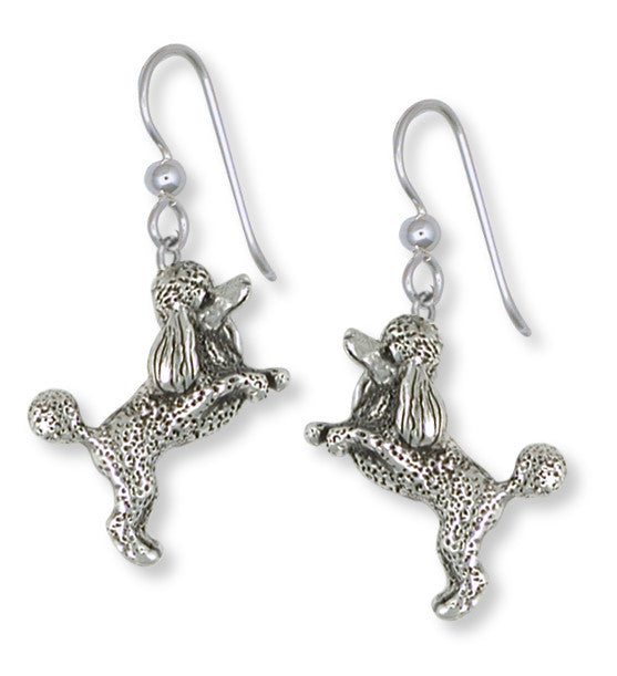 Poodle Earrings Handmade Sterling Silver Dog Jewelry PD58-E