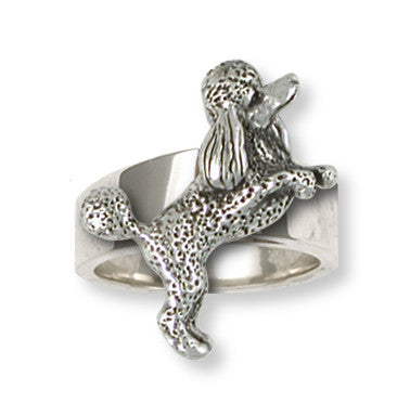 Poodle Ring Handmade Sterling Silver Dog Jewelry PD58-R