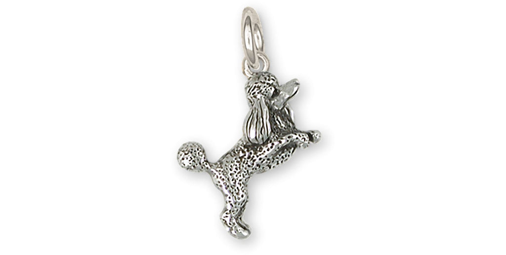 Poodle Charms Poodle Charm Sterling Silver Poodle Jewelry Poodle jewelry