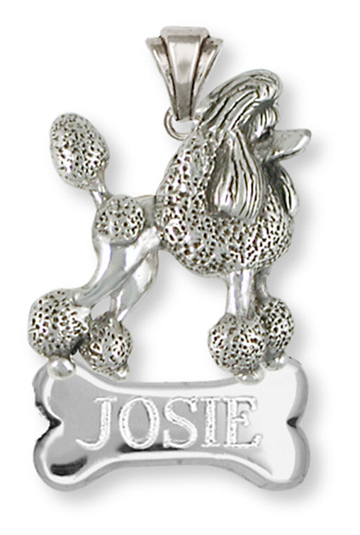 Poodle Charms Poodle Personalized Pendant Handmade Sterling Silver Dog Jewelry Poodle jewelry