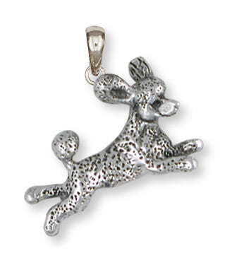 Poodle Pendant Handmade Sterling Silver Dog Jewelry PD60-P