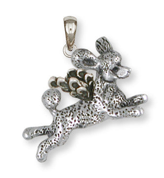 Poodle Angel Pendant Handmade Sterling Silver Dog Jewelry PD60A-P