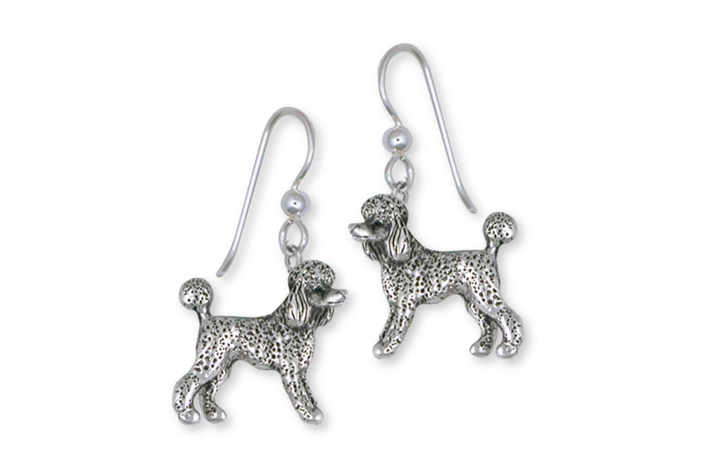 Poodle Earrings Handmade Sterling Silver Dog Jewelry PD61-E