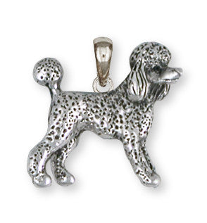 Poodle Pendant Handmade Sterling Silver Dog Jewelry PD61-P