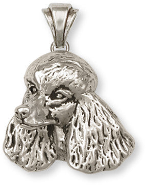 Poodle Pendant Handmade Sterling Silver Dog Jewelry PD9-P