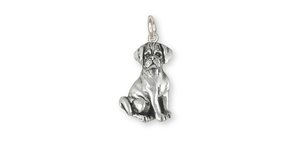 Puggle Charms Puggle Charm Sterling Silver Dog Jewelry Puggle jewelry