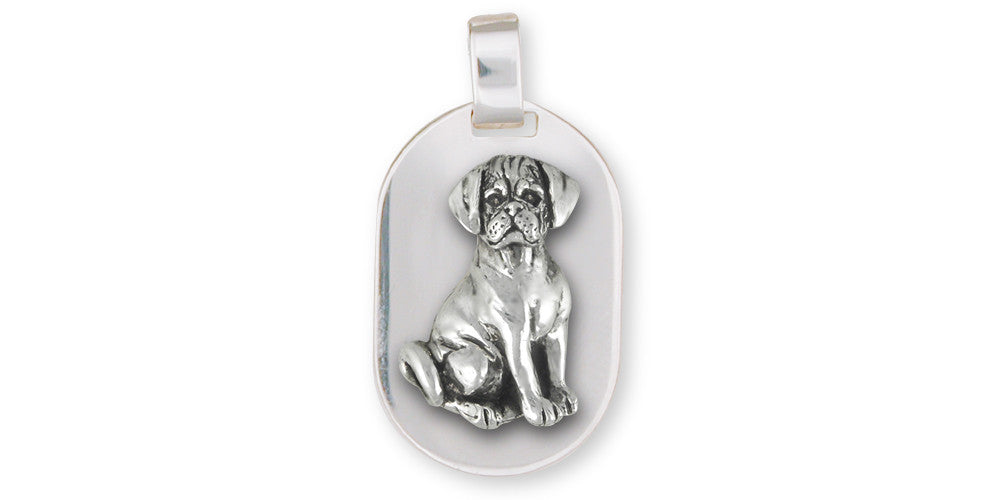 Puggle Charms Puggle Pendant Sterling Silver Dog Jewelry Puggle jewelry