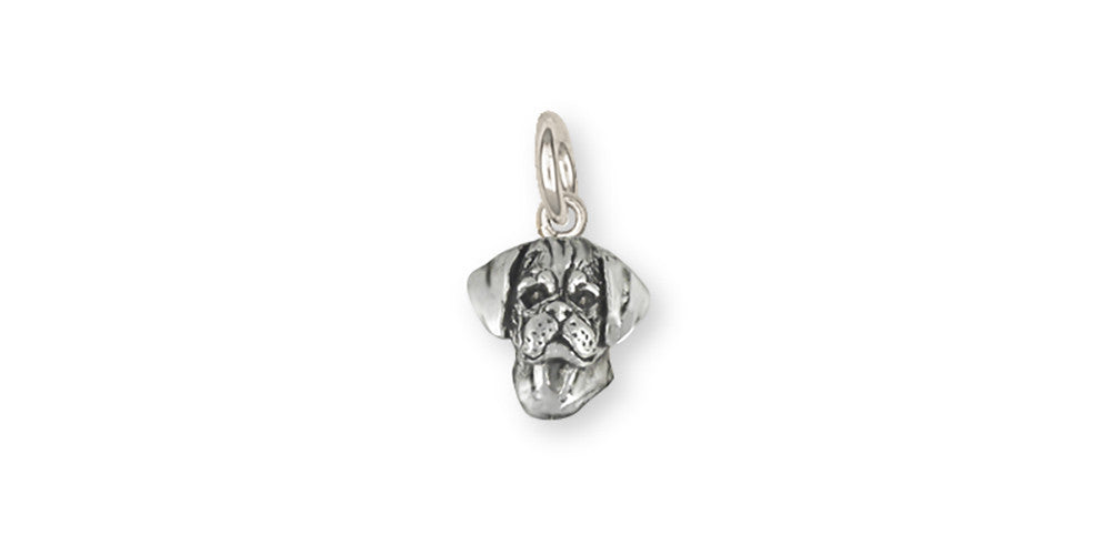 Puggle Charms Puggle Charm Sterling Silver Dog Jewelry Puggle jewelry