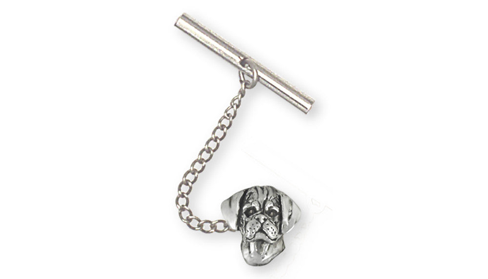 Puggle Charms Puggle Tie Tack Sterling Silver Dog Jewelry Puggle jewelry