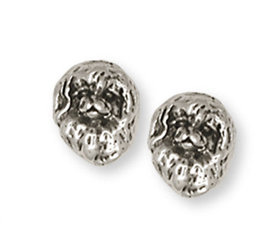 Pekingese Charms Pekingese Earrings Handmade Sterling Silver Dog Jewelry Pekingese jewelry