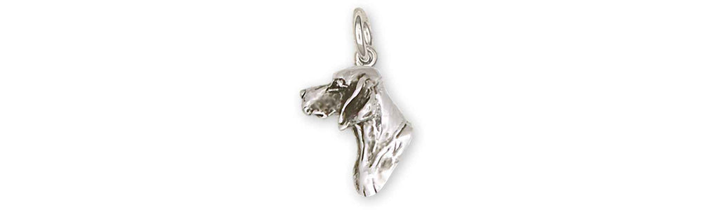 Pointer Charms Pointer Charm Sterling Silver Pointer Jewelry Pointer jewelry
