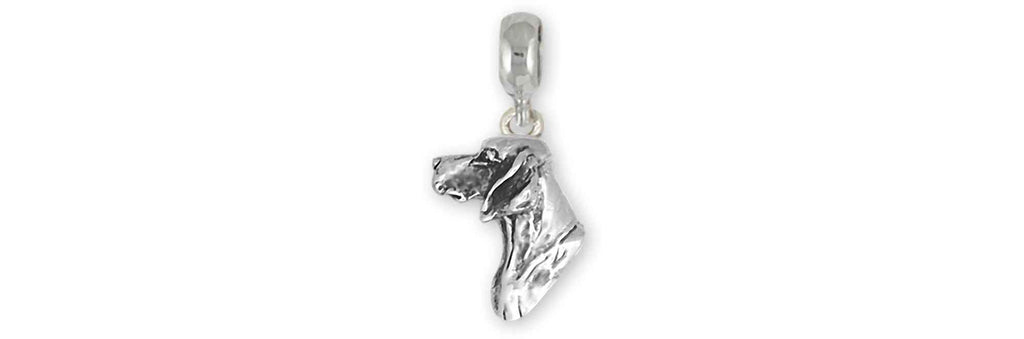 Pointer Charms Pointer Charm Slide Sterling Silver Pointer Jewelry Pointer jewelry