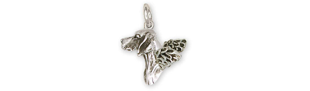 Pointer Angel Charms Pointer Angel Charm Sterling Silver Pointer Angel Jewelry Pointer Angel jewelry