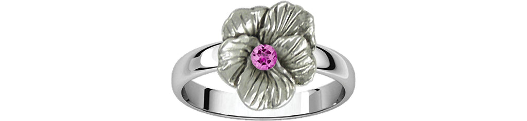Pansy Birthstone Charms Pansy Birthstone Ring Sterling Silver Pansy Flower Jewelry Pansy Birthstone jewelry
