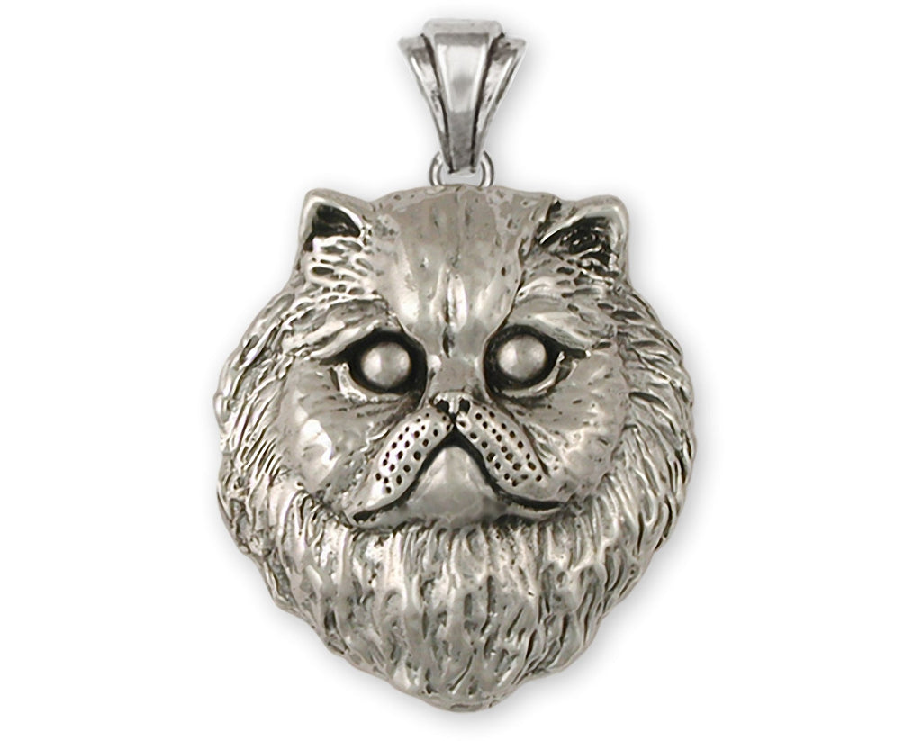 Persian Cat Charms Persian Cat Pendant Sterling Silver Persian Cat Jewelry Persian Cat jewelry