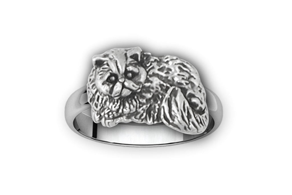 Persian Cat Charms Persian Cat Ring Sterling Silver Persian Cat Jewelry Persian Cat jewelry