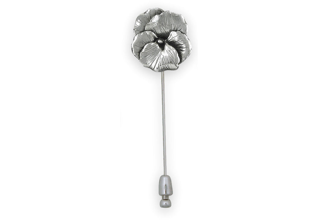 Pansy Flower Charms Pansy Flower Brooch Pin Sterling Silver Pansy Jewelry Pansy Flower jewelry