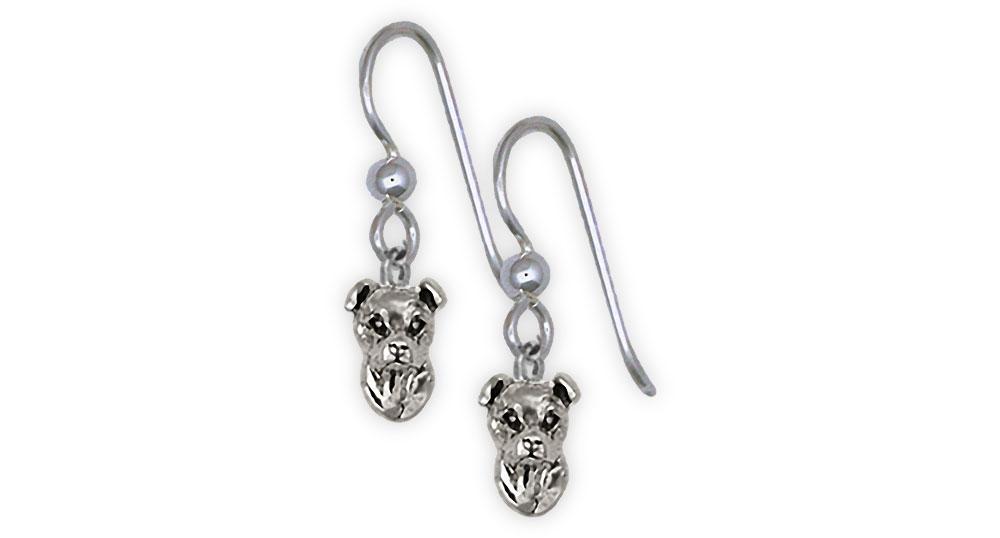 Pit Bull Charms Pit Bull Earrings Sterling Silver Pit Bull Jewelry Pit Bull jewelry