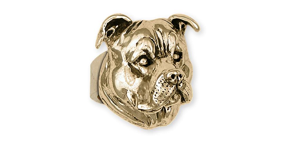 Pit Bull Charms Pit Bull Ring 14k Gold Pit Bull Jewelry Pit Bull jewelry
