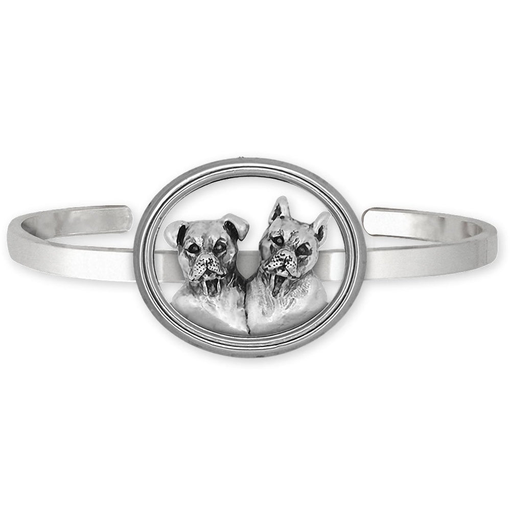 Pit Bull Charms Pit Bull  Sterling Silver Pit Bull Jewelry Pit Bull jewelry