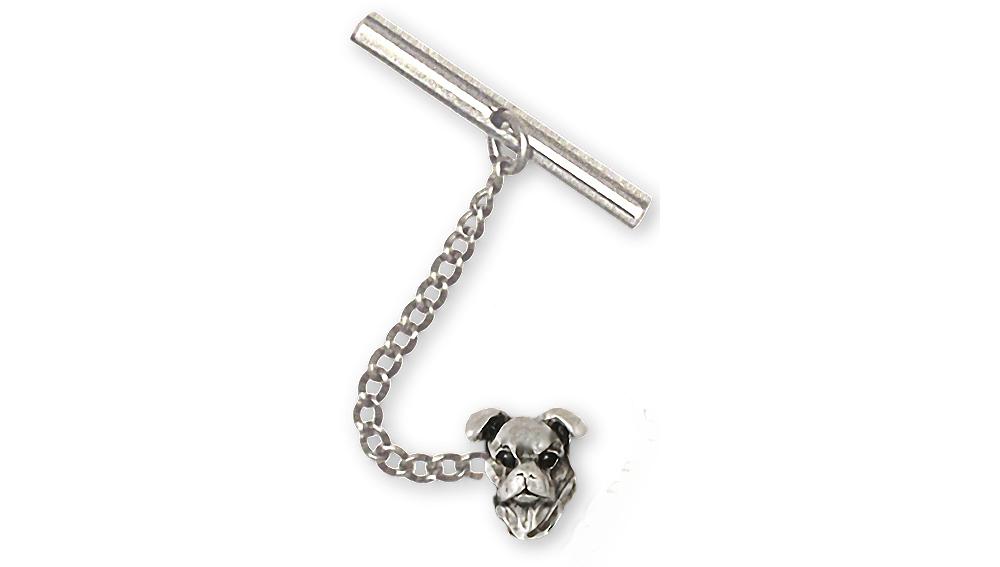 Pit Bull Charms Pit Bull Tie Tack Sterling Silver Pit Bull Jewelry Pit Bull jewelry