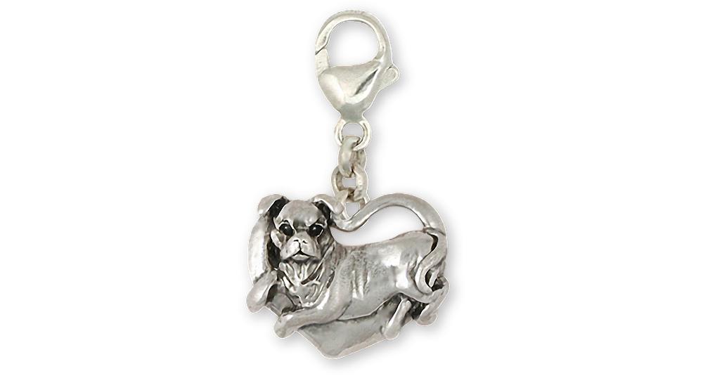 Pit Bull Charms Pit Bull Zipper Pull Sterling Silver Pit Bull Jewelry Pit Bull jewelry