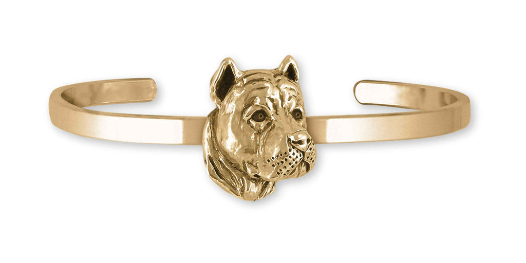 Pit Bull Charms Pit Bull Bracelet 14k Gold Vermeil Pit Bull Jewelry Pit Bull jewelry