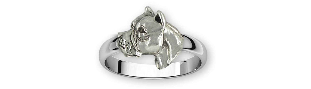 Pit Bull Charms Pit Bull Ring Sterling Silver Pit Bull Jewelry Pit Bull jewelry