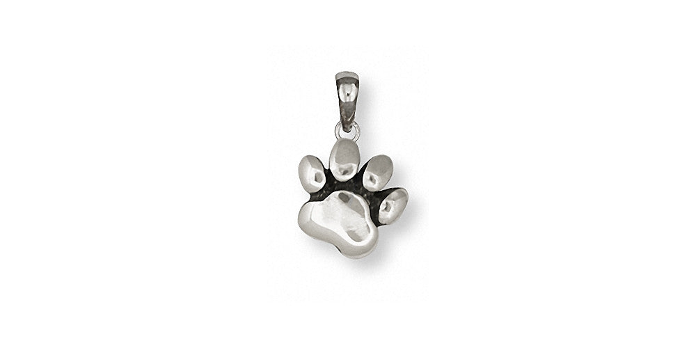 Dog Paw Charms Dog Paw Pendant Sterling Silver Dog Jewelry Dog Paw jewelry