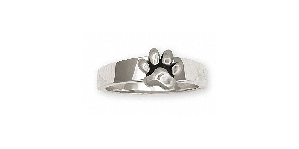 Dog Paw Charms Dog Paw Ring Sterling Silver Dog Jewelry Dog Paw jewelry