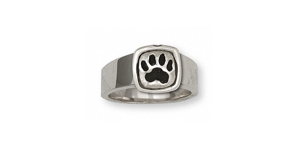 Dog Paw Charms Dog Paw Ring Sterling Silver Dog Jewelry Dog Paw jewelry