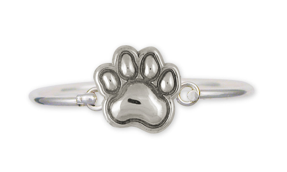 Dog Paw Charms Dog Paw Bracelet Sterling Silver Dog Jewelry Dog Paw jewelry