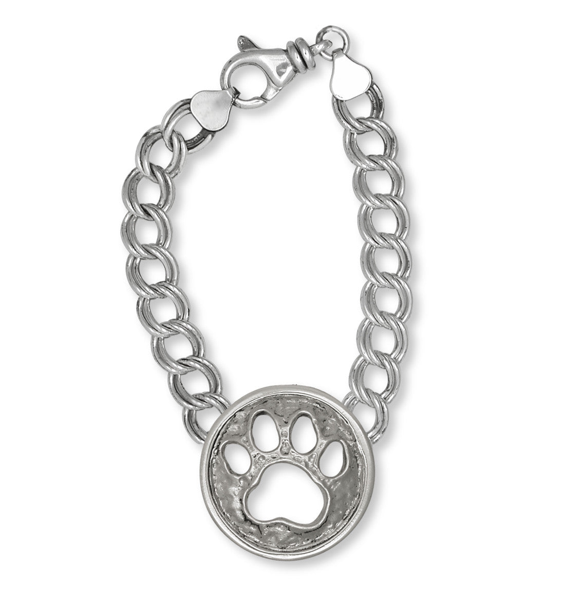 Dog Paw Dog Bracelet Sterling Silver | Esquivel and Fees Handmade Charm and Jewelry Designs