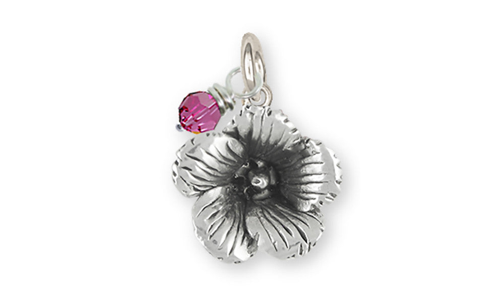 Winecup Charms Winecup Charm Sterling Silver Flower Jewelry Winecup jewelry