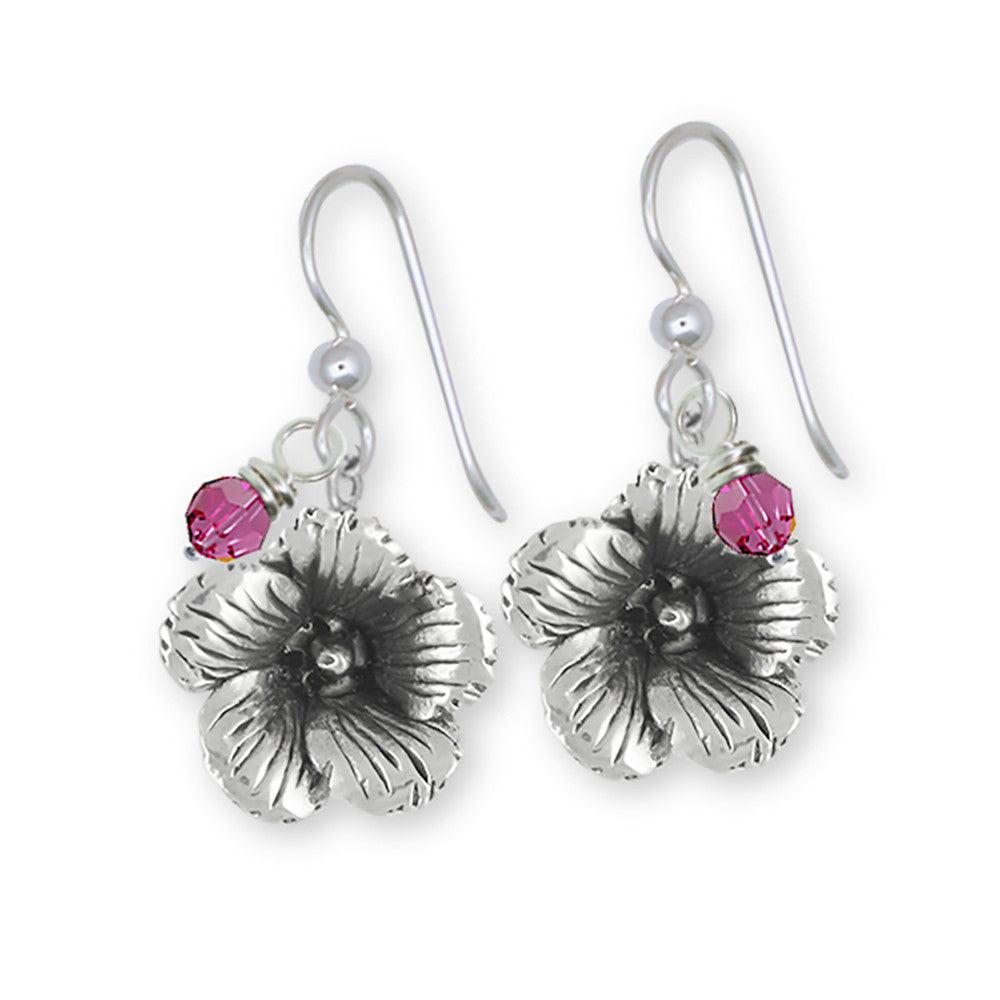 Winecup Charms Winecup Earrings Sterling Silver Flower Jewelry Winecup jewelry