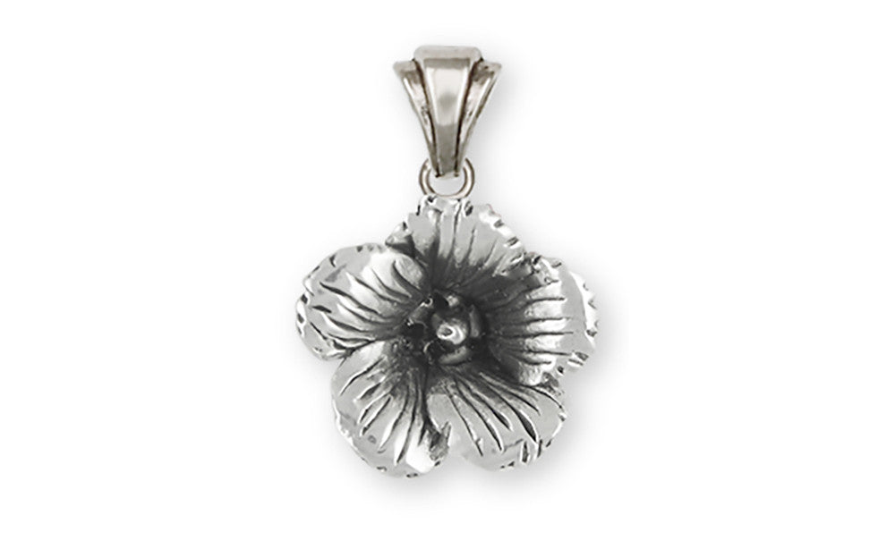 Winecup Charms Winecup Pendant Sterling Silver Flower Jewelry Winecup jewelry