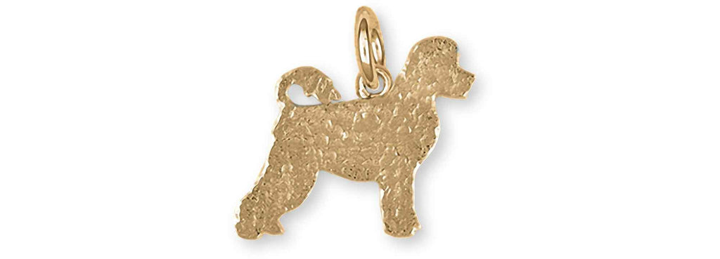 Portuguese Water Dog Charms Portuguese Water Dog Charm 14k Gold Portuguese Water Dog Jewelry Portuguese Water Dog jewelry