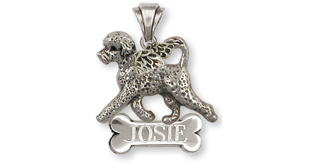 Portuguese Water Dog Charms Portuguese Water Dog Personalized Pendant Sterling Silver Portuguese Water Dog Jewelry Portuguese Water Dog jewelry
